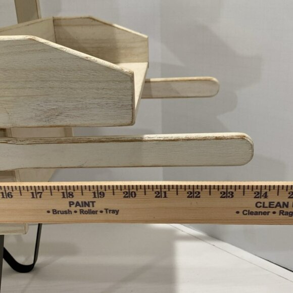 Vintage 27" Lemonade Cart With Shelves And Movable Wheels - Picture 10 of 16